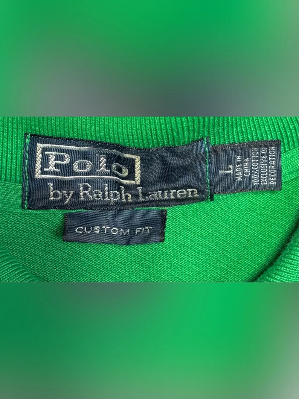 Polo by Ralph Lauren Bright Green Polo with Yellow Pony